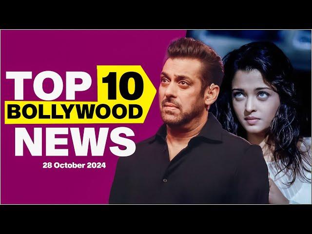 Top 10 Bollywood News | 28th October 2024 | Salman Khan | Aishwarya Rai #bollywood #bollywoodnews