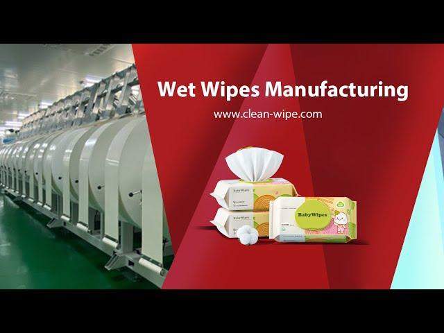 Wet wipes manufacturing process: How are the wipes produced in the factory?