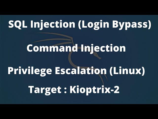 SQL Injection | Command Injection | Privilege Escalation Linux