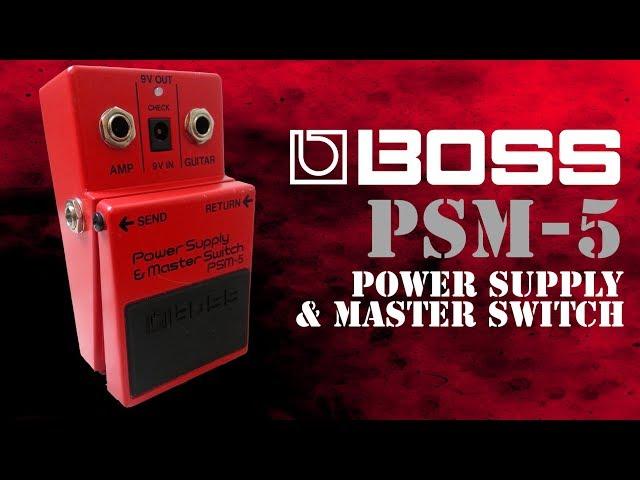 Boss PSM-5 Power Supply and Master Switch Pedal Demo