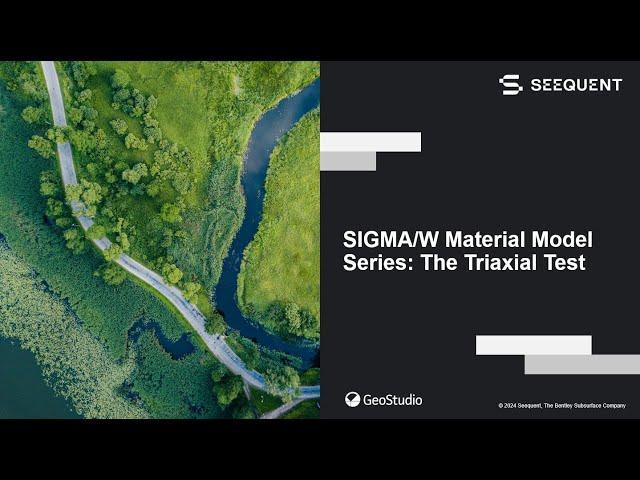 SIGMA/W Material Model Series: The Triaxial Test