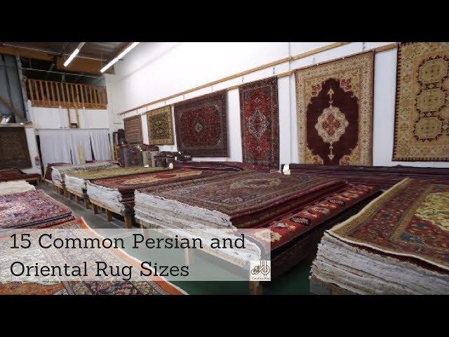 15 Common Persian and Oriental Rug Sizes (with Preview Examples)