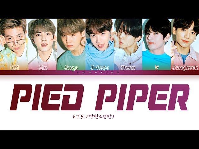 BTS - Pied Piper (방탄소년단 - Pied Piper) [Color Coded Lyrics/Han/Rom/Eng/가사]