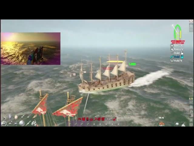 atlas pvp s10 ship fight 5vs1 [korea.s.j]