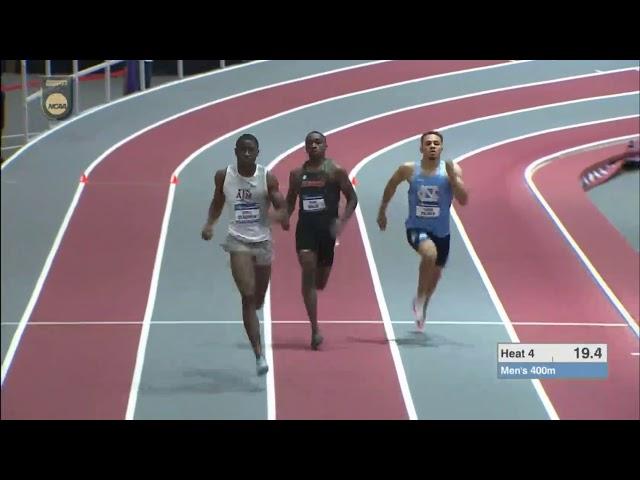 men's 400m heat 4 Bryce Deadmon | Ncaa indoors Champs