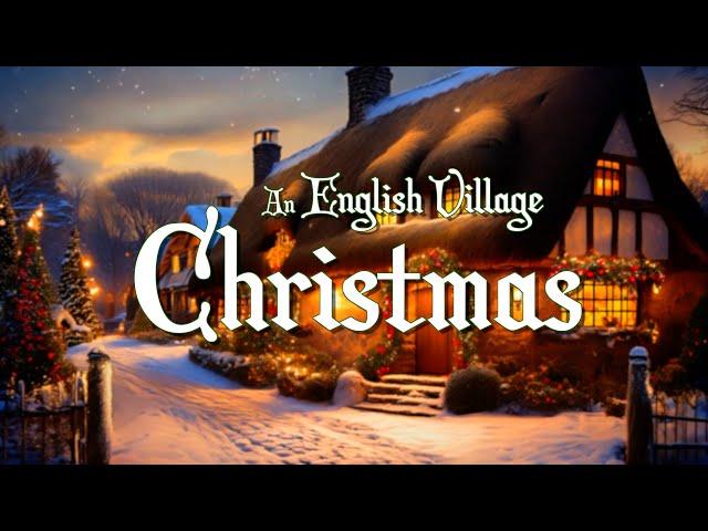 An English Village Christmas | 8 hrs of Beautiful English Cottages and Relaxing Christmas Music!