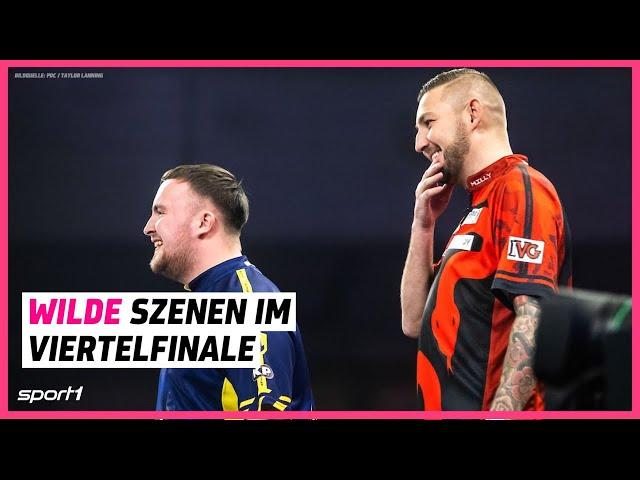 Ekstase, irre Finishes und gute Laune - die kuriosesten Szenen der Viertelfinals | Darts-WM 2025