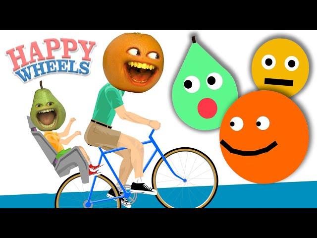 ANNOYING ORANGE HAPPY WHEELS LEVELS!! (Supercut)