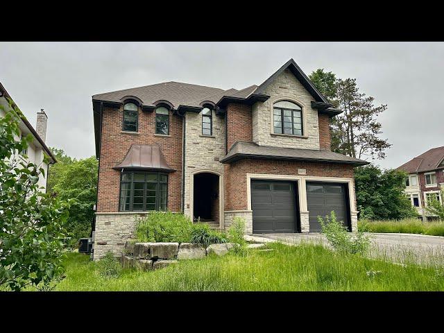 Exploring a Bankrupt Lottery Winner’s Abandoned Crime Scene Dream Mansion | What Happened Here?!?!