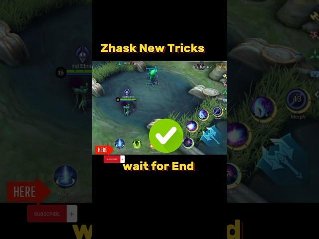 Zhask New Tricks mobile legends #ml2b #mlbb #zhask #shorts #tutorial