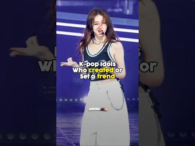 K-pop idols who created or set a trend #kpop #aespa #shorts #fyp