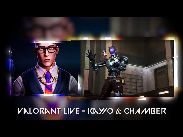 Valorant Live - Mumbai Server - Kayo / Chamber - Bronze Lobby #ValorantLive #ValorantStream