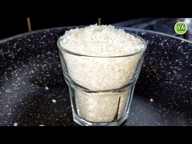 Three days until payday! Cooking a quick and delicious dinner from a GLASS OF RICE.