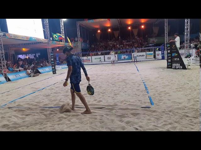 Beach Tennis Pro Final Single Aruba 2019 - André Baran  X Antomy Ramos Vieira (Brazil X Spain)