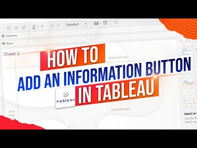 How to Add an Info Button to a Dashboard in Tableau