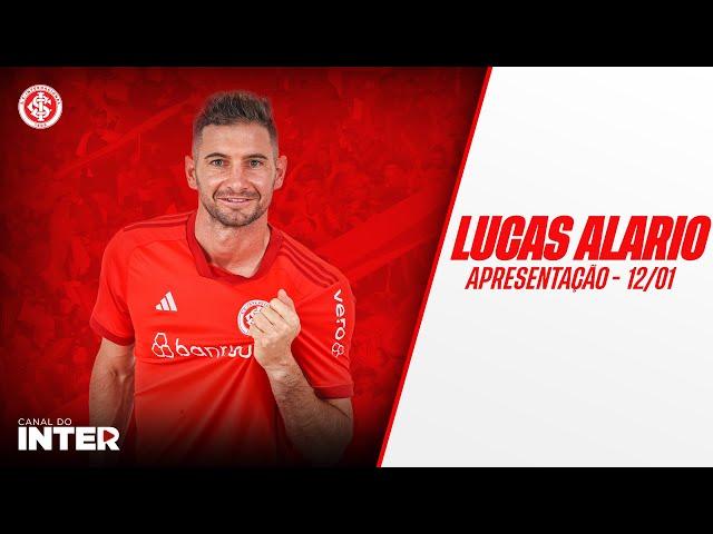 Entrevista coletiva de apresentação do atacante Lucas Alario