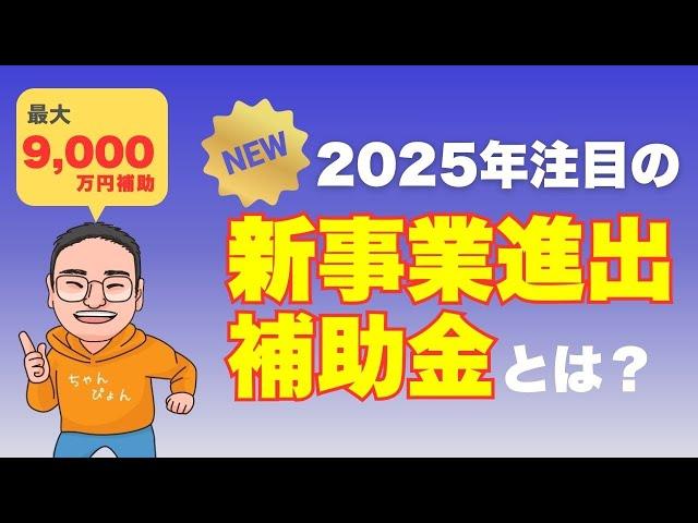 【2025年注目】新事業進出補助金とは？最大9,000万円補助