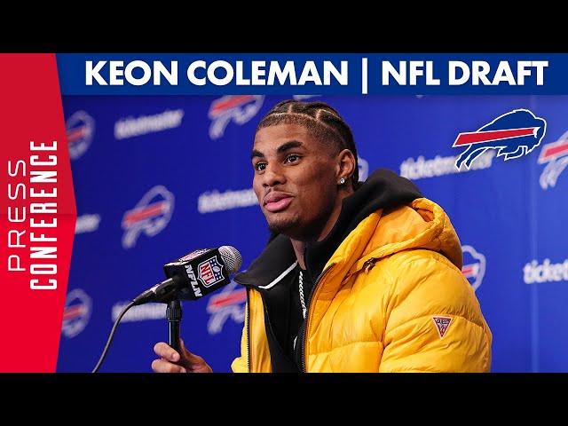 Keon Coleman Excited To Play With Josh Allen | Buffalo Bills | 2024 NFL Draft