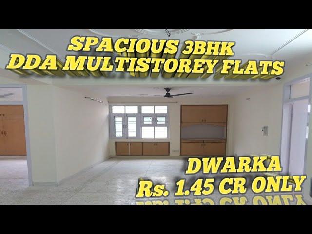 SPACIOUS 3BHK DDA MULTISTOREY FLATS | SECTOR-18B, DWARKA, NEW DELHI | RS.1.45 CR ONLY | 9958494666