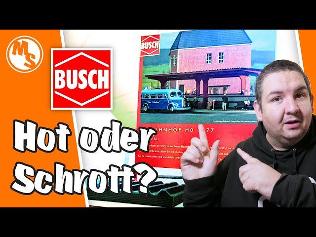 Busbahnhof H0 - Unboxing Busch 1377 - Auhagen Selbstbau - Moba Stüble Teil 19