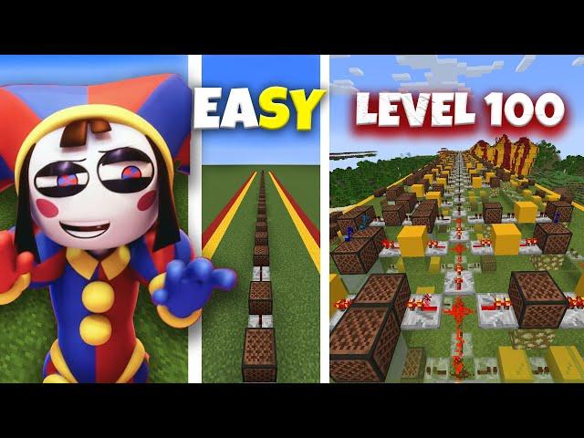 The Amazing Digital Circus Level 1 to Level 100 Note Block Minecraft