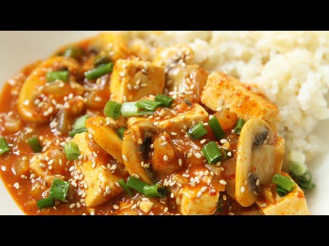 SUB) Mapo Tofu | VEGAN | Easy recipe | Healthy food | Korean food