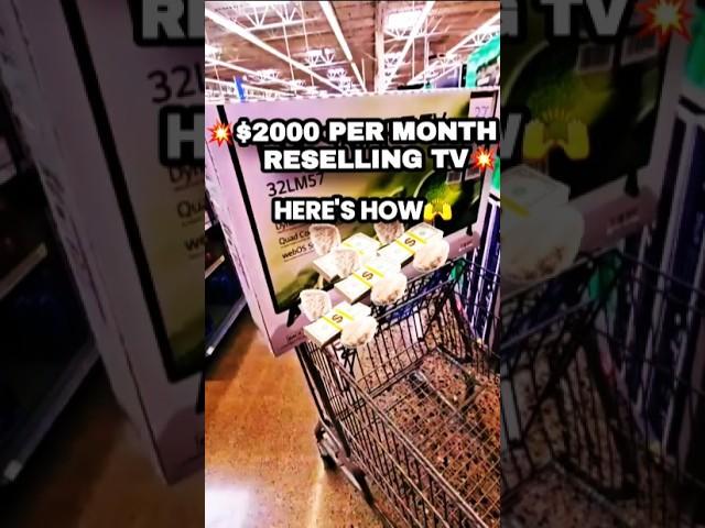 $2000 Profit Reselling TV! #walmart #reseller #tv #hiddenclearance