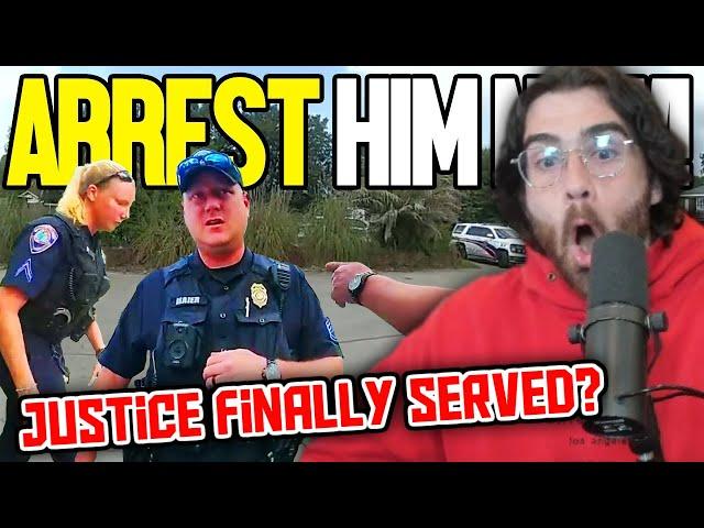 Hasanabi Reacts to Good Cop Gets Bad Cop Fired and Arrested | Audit the Audit