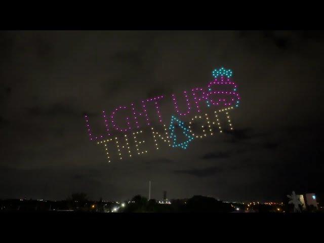 Dania After Dark's Light Up the Night Drone Show