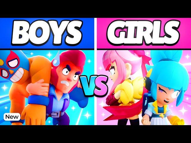 Can 3 Mythic Girls Beat 3 Mythic Boys in Brawl Stars??