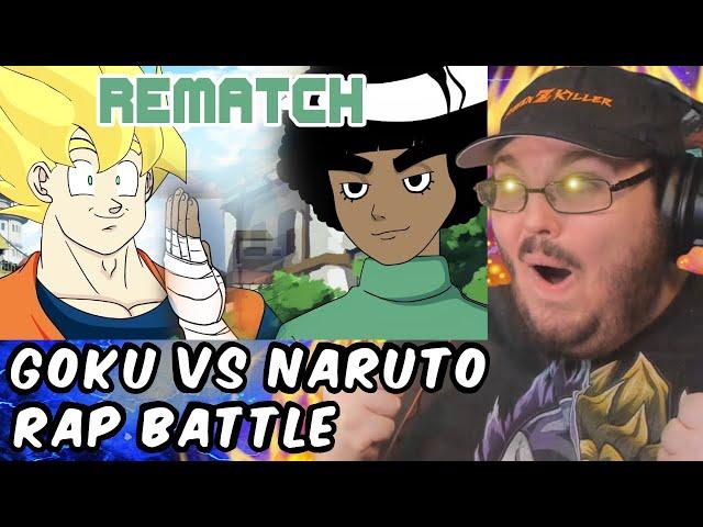 Goku vs Naruto Rap Battle REMATCH! Part 2 (By SSJ9K) REACTION!!!