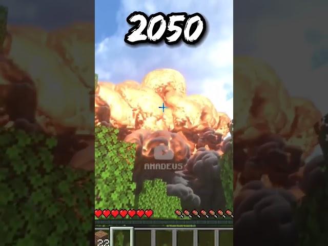 minecraft 2024 vs 2050 #minecraft #trending #shorts #gamerboy241 #youtubeshorts