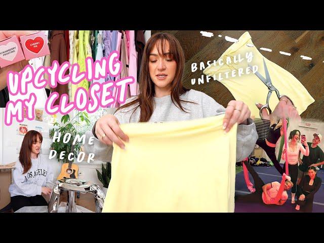 Upcycling My Closet, Basically Unfiltered Team Bonding + Honest Life Update!!