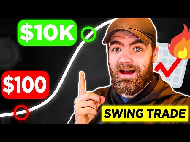 How to Swing Trade With $100 *GROW SMALL ACCOUNT* 2025