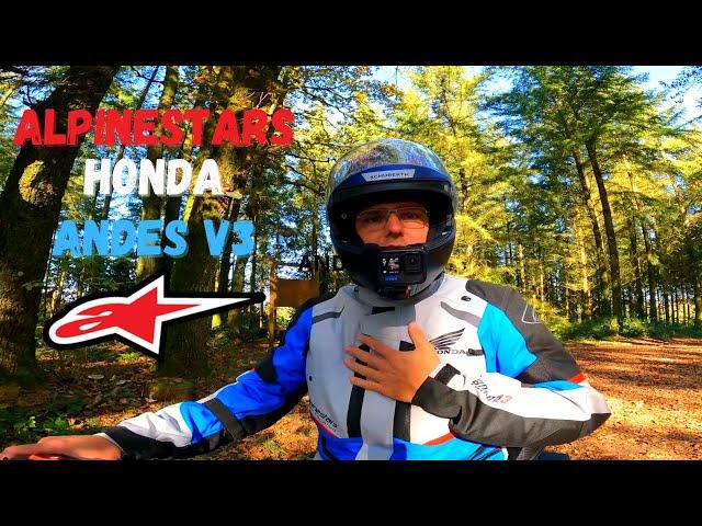 ALPINESTARS HONDA Andes V3 – THE RIGHT CHOICE for MOTORCYCLISTS?