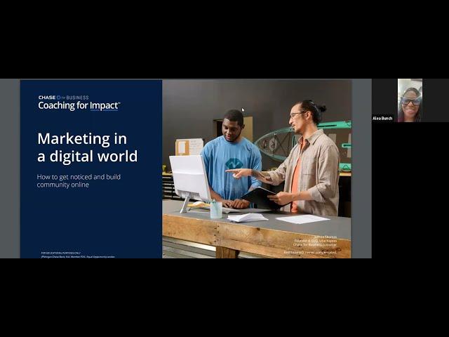 Marketing in a Digital World with Chase for Business Webinar Recording