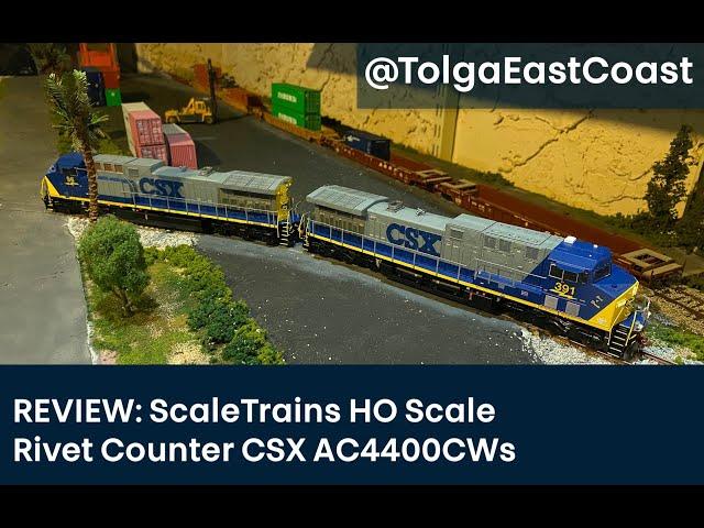 REVIEW: ScaleTrains HO Scale Model Trains CSX AC4400CW Locomotive ("Spirit of Dante" - CSXT 391)