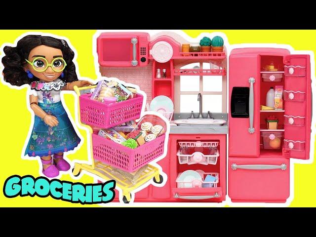 Disney Encanto Mirabel Doll Grocery Shopping + Breakfast Routine