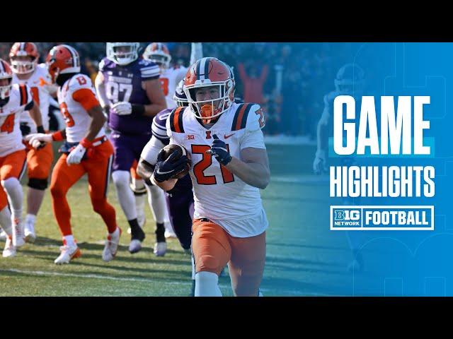 Illinois at Northwestern | Highlights | Big Ten Football | 11/30/2024