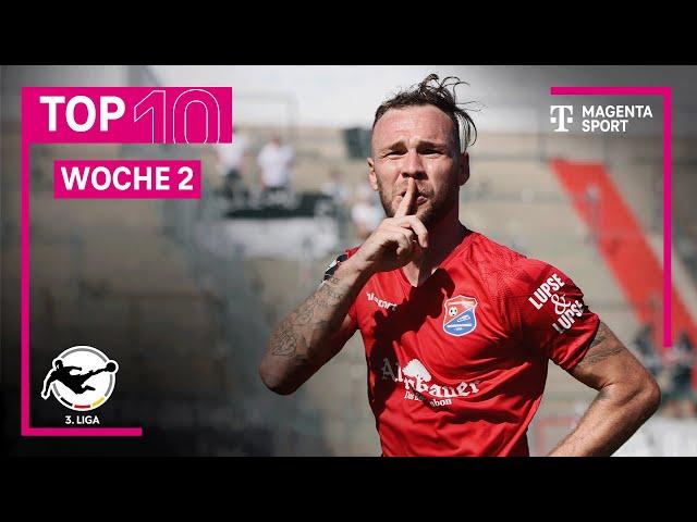 Traumtor per Seitfallzieher | 3. Liga | MAGENTA SPORT