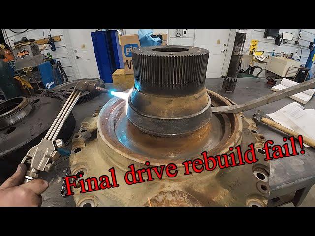 We attempt to rebuild a John Deere 850J dozer final drive but we got a big surprise $$$