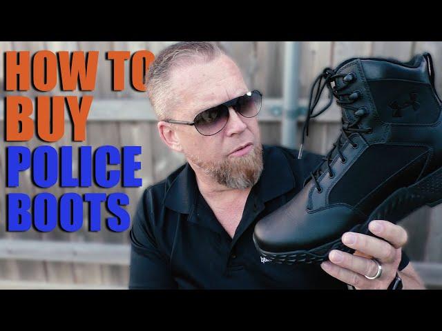 How To Choose The Best Tactical Foot Gear [POLICE BOOTS]