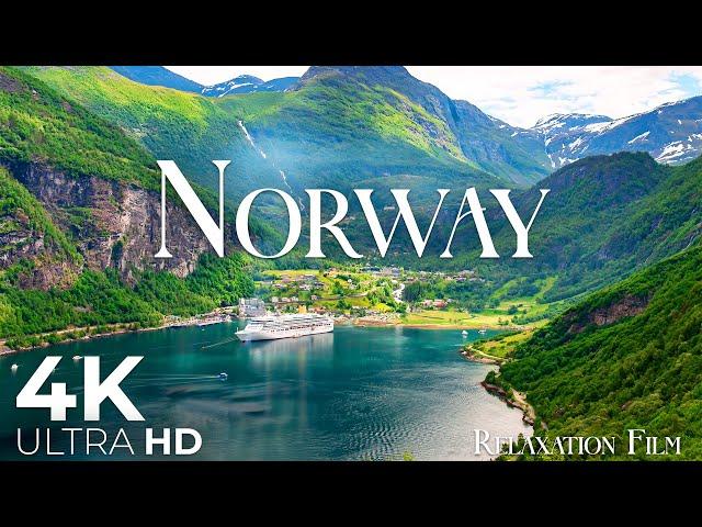 Norway 4K Ultra HD | Land of Fjords - Scenic Relaxation Film with Peaceful Relaxing Music