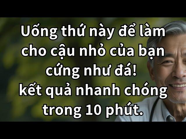THỨC UỐNG TỰ NHIÊN NHANH NHẤT CHO SỰ CƯƠNG CỨNG ĐÁNG KINH NGẠC TRONG VÀI PHÚT | SỨC KHỎE TUỔI GIÀ