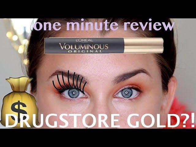 YOUTUBE MADE ME BUY IT! L'Oreal Voluminous Carbon Black Mascara Review | Beauty Banter