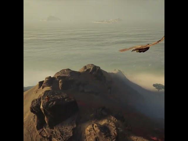 AC ODYSSEY - Greece, Anaphi, Mount Bigla #shorts #greece2022