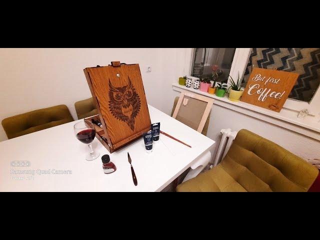 DIY Cool Easel Box with Laser Cutter ( Štafelaj uradi sam ) How to make Easel