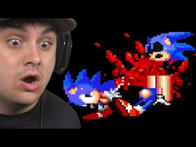 LITERALLY KICKING SONIC.EXE'S BUTT!! Sonic.snes