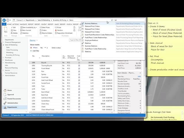 Dynamics NAV: Manufacturing Basics