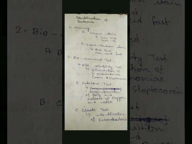 Identification of bacteria/ Microbiology/ #BscMLT